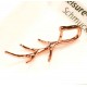 1x rosegoldfarben Collierschlaufe 21x15mm Innen 4,5x7mm rosegoldfarben Anhängerhaken - rosegoldfarben Schmuckzubehör Collierschl