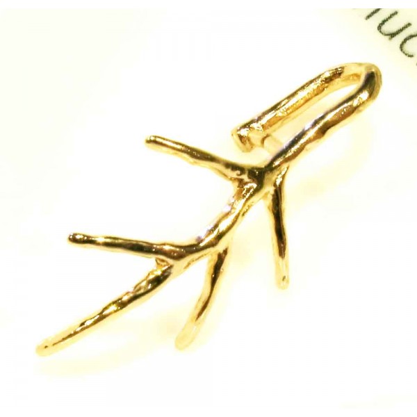 1x goldfarben Collierschlaufe 21x15mm Innen 4,5x7mm goldfarben Anhängerhaken - Schmuckzubehör Collierschlaufe - Leisure-Beads DIY