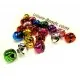 10x bunte Glöckchen 8x8mm im Mix als Schmuckanhänger - Schmuckzubehör - Leisure-Beads DIY