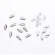 10x 10mm silber Perlenband Verbinder als Set - Schmuckzubehör - Leisure-Beads DIY