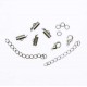 4x 10mm gunmetal Perlenband Verbinder als Set - Schmuckzubehör