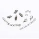 4x 10mm gunmetal Perlenband Verbinder als Set - Schmuckzubehör - Leisure-Beads DIY
