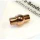 1x rosegoldfarben Magnet Verschluss 9x16,50x9mm innen 5mm Verschluss zum Einkleben Zylinder - rosegoldfarben Schmuckzubehör - Leisure-Beads DIY