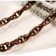 2m kupfer Doppelankerkette 3,58mm Breite - kupfer Schmuckzubehör - Leisure-Beads DIY