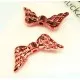 2x rosegoldfarben Engelsflügel Perlen 19x8mm - Schmuckzubehör - Leisure-Beads DIY