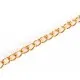 Goldfarbene Eisenkette 3x4x0,8mm Gliederkette Schmuckkette - Schmuckzubehör - Leisure-Beads DIY