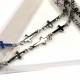 Kreuz Edelstahl Kette 13,5x5x1,5mm silber Schmuckkette Gliederkette - Edelstahl Schmuckzubehör