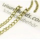 4m bronze Eisenkette 0,8x3x4mm bronzefarbene Gliederkette - bronze Schmuckzubehör