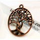 1x kupfer Baum Anhänger 31x24mm Schmuckanhänger - kupfer Schmuckzubehör