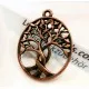1x kupfer Baum Anhänger 31x24mm Schmuckanhänger - kupfer Schmuckzubehör - Leisure-Beads DIY