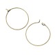 10x bronze Weinglasringe Creolen ca. 29x25mm bronze - Tischdeko Weinglasringe