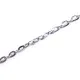 50cm silber Kette 5x3mm silberfarbene Schmuckkette Gliederkette - Schmuckzubehör - Leisure-Beads DIY