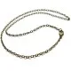1x Bronze Halskette ca. 46cm bronze Gliederkette mit Karabinerhaken - Schmuckzubehör - Leisure-Beads DIY