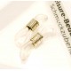 2x transparente Brillenketten Verbinder 20x6mm - Schmuckzubehör
