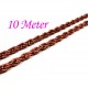 10m kupferfarbene Kette 3mm kupfer Kordelkette - kupfer Schmuckzubehör