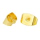 10 Stück goldfarben Ohrstopper 5x4mm für Ohrringe - Schmuckzubehör Ohrringe basteln