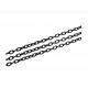Schwarze Gliederkette 3x4,6x0,9mm Schmuckkette Ketten selber machen - schwarze Schmuckzubehör