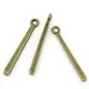 2x bronze Schmuckanhänger 27x4mm stabform - bronze Schmuckzubehör - Leisure-Beads DIY