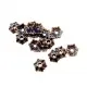 10x kupfer Perlenkappen 7x7mm - kupfer Schmuckzubehör - Leisure-Beads DIY