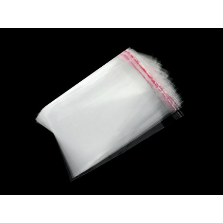Leisure-Beads - 200 Folienbeutel 120x80mm selbstklebend transparent Schmuck Verpackung - Schmuckzubehör