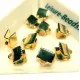 10x goldfarben Bandklemme 7mm mit glatter Oberfläche Bandklemmen - goldfarben Schmuckzubehör - Leisure-Beads DIY