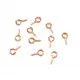 Rosegoldfarbene Schmuckhaken Perlenhaken 10mm - Schmuckzubehör - Leisure-Beads DIY