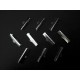 10x Bandklemme 25mm silberfarben