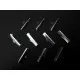 10x Bandklemme 25mm silberfarben - Leisure-Beads DIY