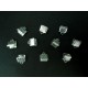 10x Bandklemme 6mm silberfarben