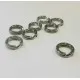 5x Edelstahl Spaltring 7mm Doppelring - Schmuckzubehör - Leisure-Beads DIY