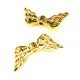 2x goldfarbene Engelsflügel Perlen 20x10mm - Schmuckzubehör - Leisure-Beads DIY