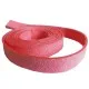 1m pinkes Kunstlederband 10x1,5mm pink Schmuckband in Wildlederoptik für Armbänder - Schmuckzubehör Lederband - Leisure-Beads DIY