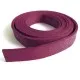 1m auberginefarbenes Kunstlederband 10x1,5mm - Schmuckzubehör Lederband - Leisure-Beads DIY