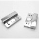 1x silber Magnetverschluss 22x24x5,5mm Innen 21x3mm silber Einklebverschluss - Schmuckzubehör Schmuckverschluss
