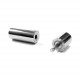 1x Edelstahl Steckverschluss Innen 4mm Größe 17x5mm - Schmuckzubehör