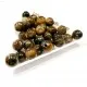 5x Tigerauge Perle 8mm Natursteinperlen - Schmuckzubehör - Leisure-Beads DIY