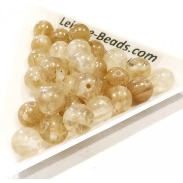 5x Calcit Perle 8mm Natursteinperlen - Schmuckzubehör - Leisure-Beads DIY