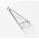 1x 925 silberfarben Collierschlaufe 28x7mm Collierschlaufe - 925 Schmuckzubehör