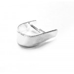 1x 925er Collierschlaufe 12x10x5mm Sterling Silber - 925 Schmuckzubehör