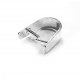 1x 925 silberfarben Collierschlaufe 12x10x5mm Collierschlaufe - 925 Schmuckzubehör