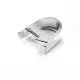 1x 925 silberfarben Collierschlaufe 12x10x5mm Collierschlaufe - 925 Schmuckzubehör - Leisure-Beads DIY