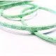 1m mint PU-Lederband 5x2,5mm mit Wabenmuster - Schmuckzubehör Lederband - Leisure-Beads DIY