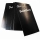 30 schwarze Schmuckkarten 90x50mm aus Papier - Schmuckzubehör