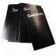 30 schwarze Schmuckkarten 90x50mm aus Papier - Schmuckzubehör - Leisure-Beads DIY
