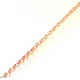 100cm rosegoldfarbene Jasseronkette 5mm - Schmuckzubehör Schmuckkette