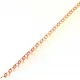 100cm rosegoldfarbene Jasseronkette 5mm - Schmuckzubehör Schmuckkette - Leisure-Beads DIY