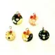 5x bunte Donuts als Schmuckanhänger 18x14mm Kuchen - Schmuckzubehör - Leisure-Beads DIY