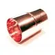 1x rosegoldfarben Magnet Verschluss 16x25mm Innen 15mm Verschluss zum Einkleben Zylinder - Schmuckzubehör - Leisure-Beads DIY