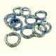5x Biegering 12mm Stärke 2mm Aluminium Ringe - Schmuckzubehör Biegering