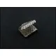 Silber Bandklemme 8mm silberfarbene Bandklemmen - Schmuckzubehör - Leisure-Beads DIY